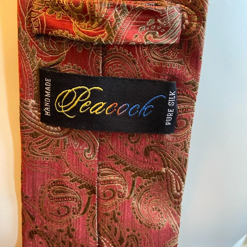 Peacock red formal touch